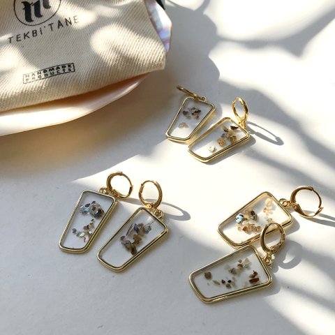 Reçinede Sedef Küpe