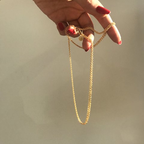 İtalyan Mısır Örme Kolye