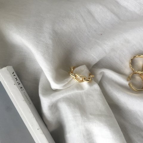 Kalın Zincir Yüzük