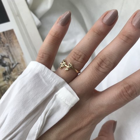 Minimal Gül Yüzük