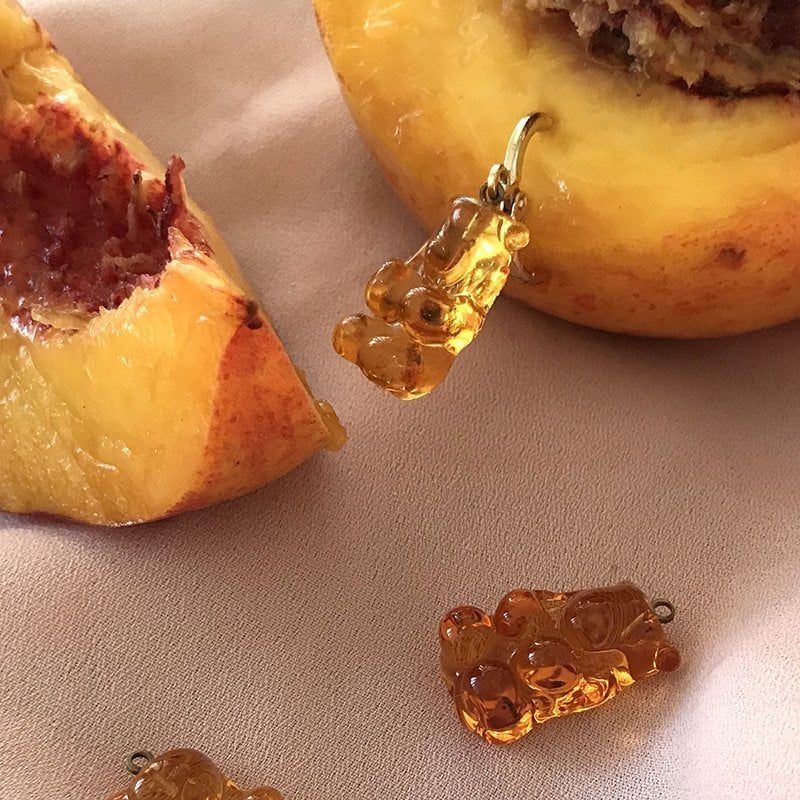 Jelibon TEK Küpe Sarı