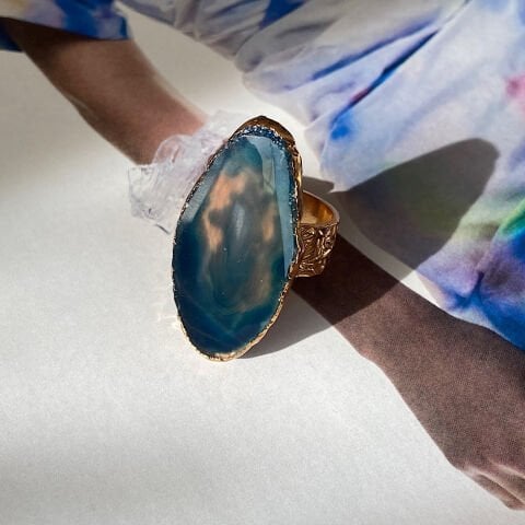 Olimpos Agat Doğal Taş Yüzük