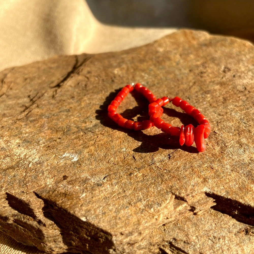 Küp Mercan Doğal Taş Yüzük