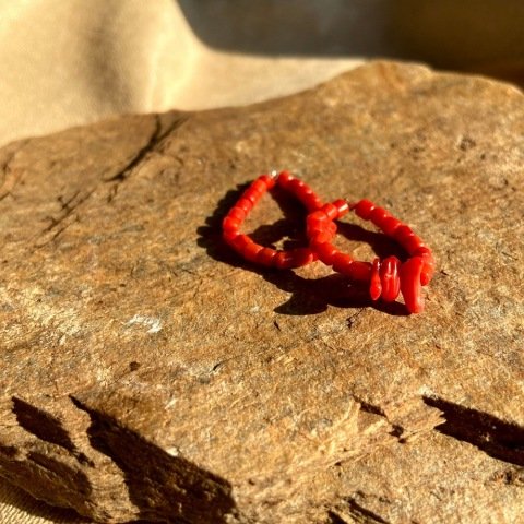 Küp Mercan Doğal Taş Yüzük