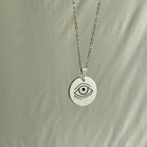 The Eye Madalyon Kolye
