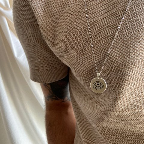 The Eye Madalyon Kolye