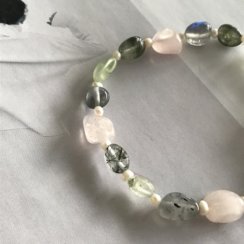 Prehnit Doğal Taş Bileklik