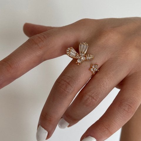 The Bee&Flower Yüzük