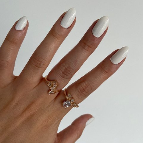 Ginkgo Zirkon Taşlı Yüzük