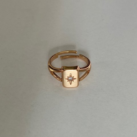 Zirkon Taşlı Kutup Yıldızı Yüzük