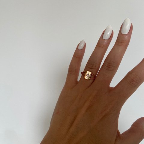 Zirkon Taşlı Kutup Yıldızı Yüzük