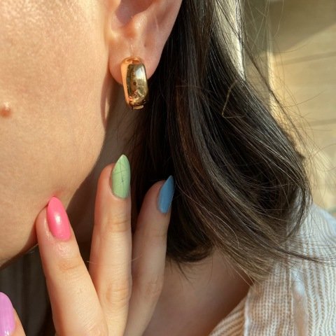 Basic Bold Halka Küpe