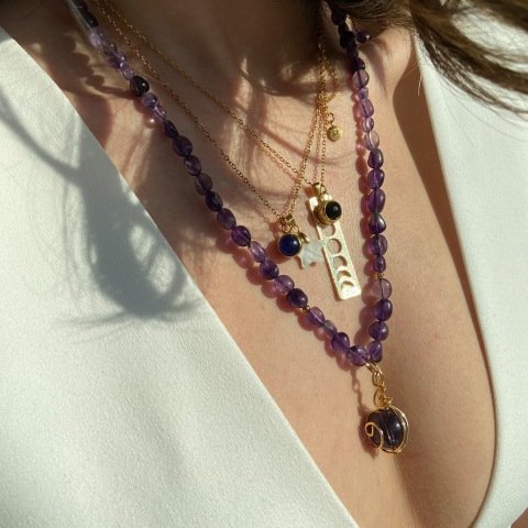 Purple Haze Ametist Kolye