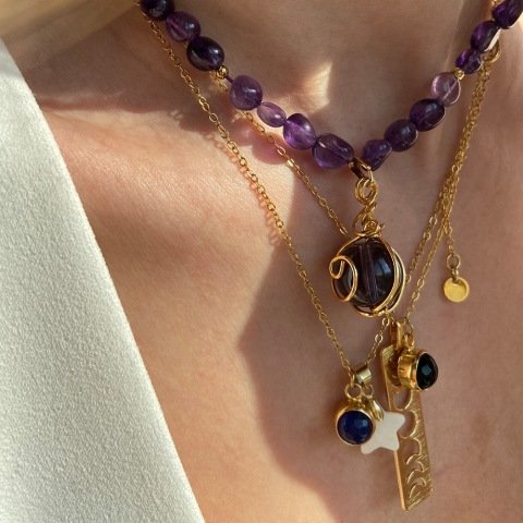 Purple Haze Ametist Kolye