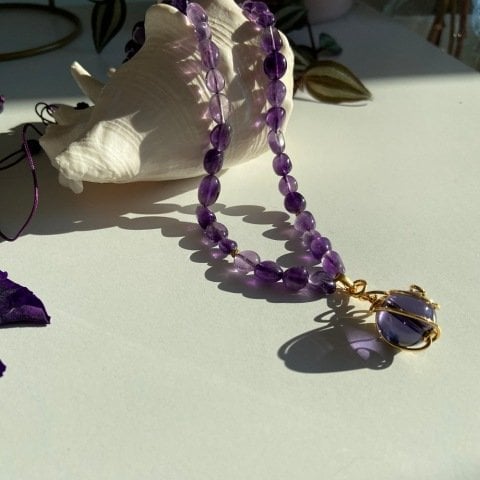 Purple Haze Ametist Kolye