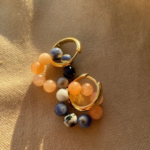 Sundown Doğal Taş Küpe