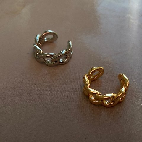 EarCuff Mini Zincir Küpe