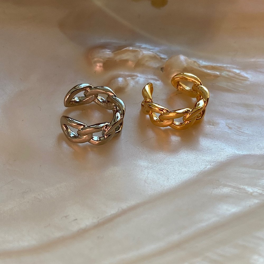 EarCuff Mini Zincir Küpe