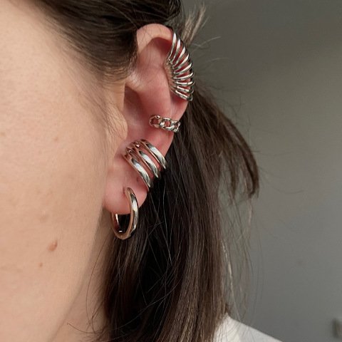 EarCuff Caterpillar Küpe