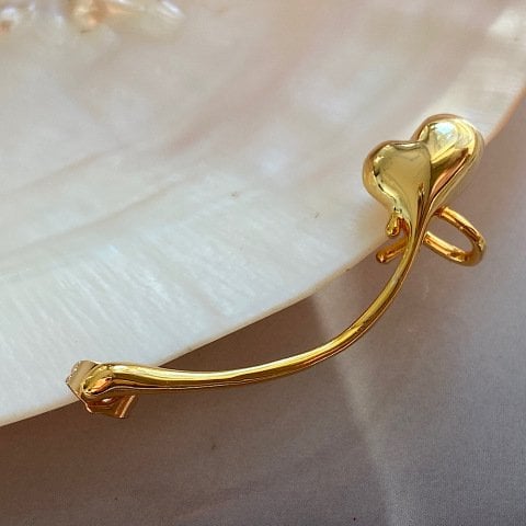EarCuff Kuyruklu Kalp Küpe