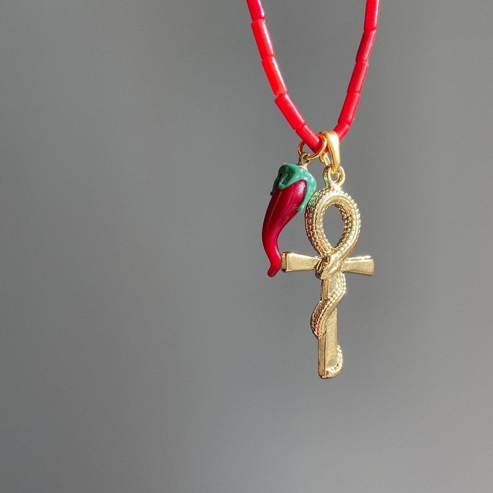 Red Hot Chili Ankh Kolye
