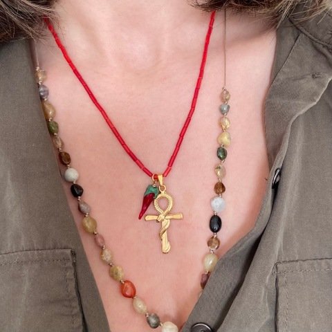 Red Hot Chili Ankh Kolye