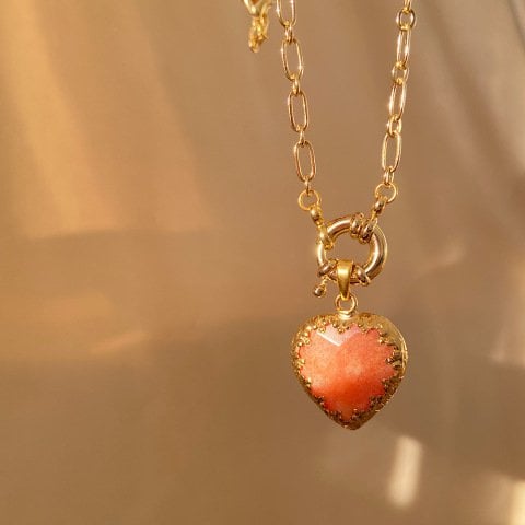 Karnelyan Akik Vintage Kolye