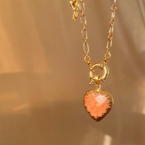 Karnelyan Akik Vintage Kolye