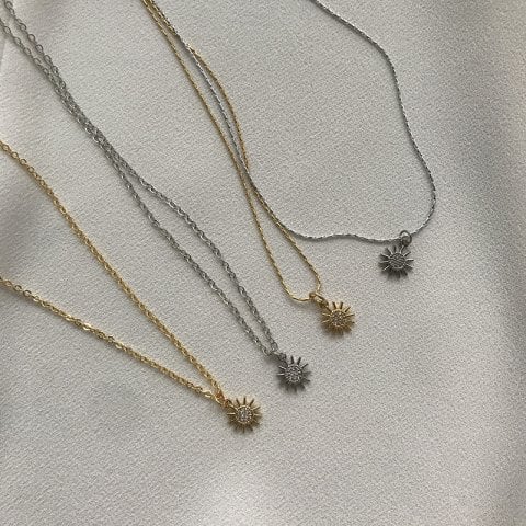 Minimal Güneş Kolye