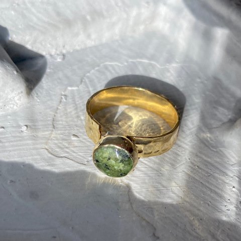 Perinayt Taşlı Minimal Yüzük