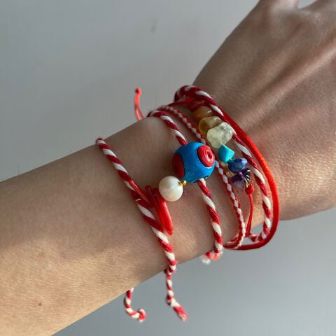 Onlu Hediyelik Maeteniçka Dilek Bileklik Set