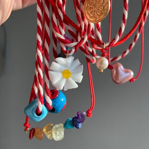 Onlu Hediyelik Maeteniçka Dilek Bileklik Set