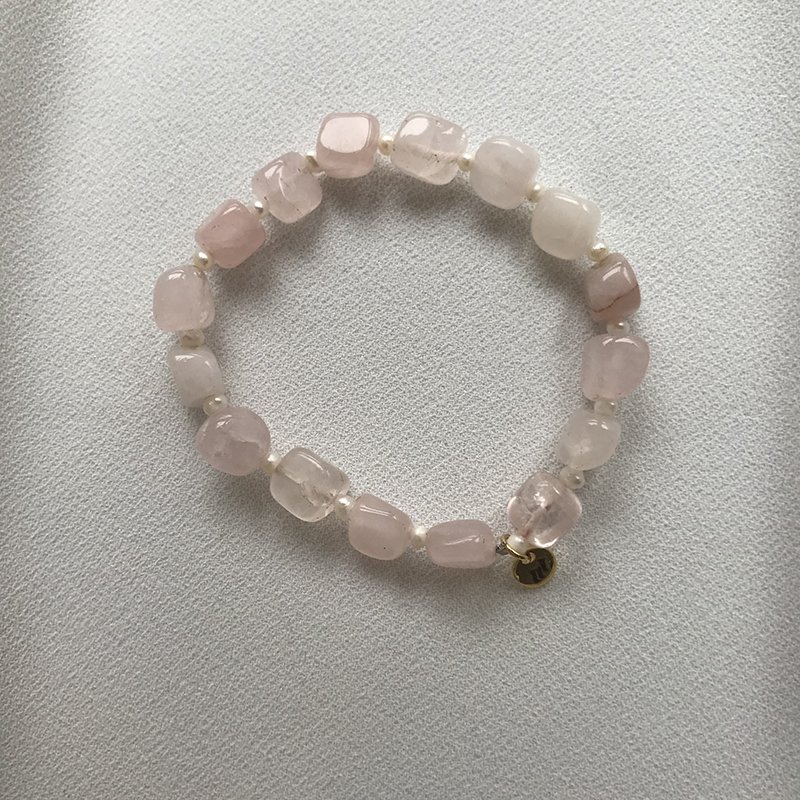 Pembe Kuvars Bileklik