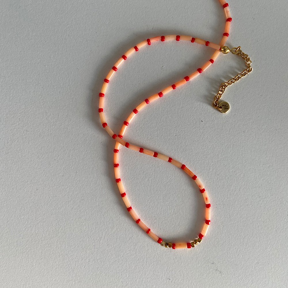 Coral Line Mercan Kolye