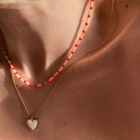 Coral Line Mercan Kolye