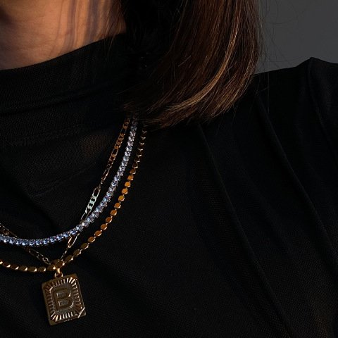 Su Yolu Fine Cut Taş Kolye