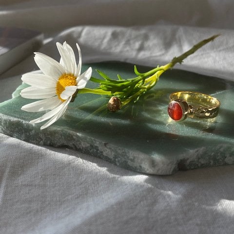 Kızıl Akik Yüzük