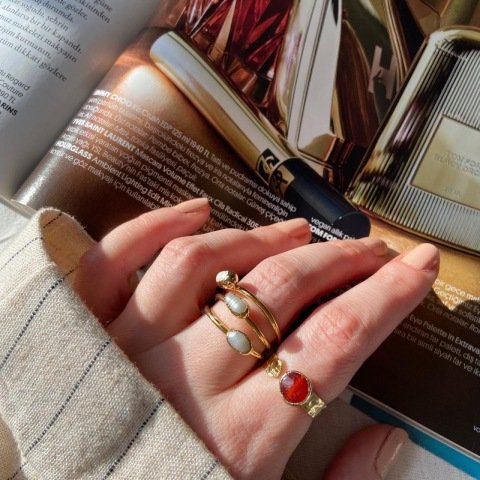 Kızıl Akik Yüzük