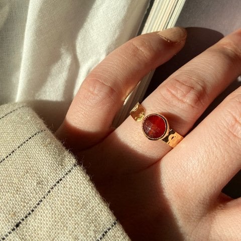 Kızıl Akik Yüzük