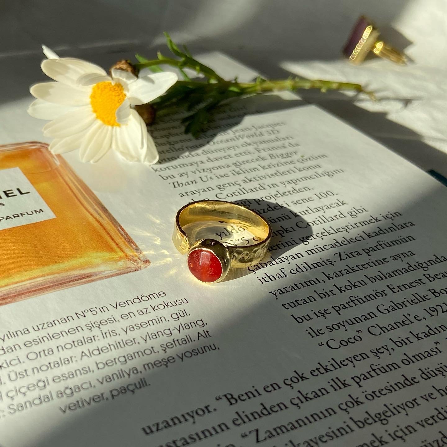 Kızıl Akik Yüzük