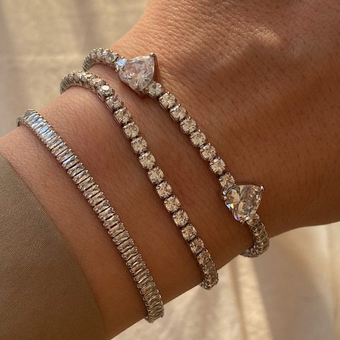 Su Yolu Fine Cut Taş Bileklik