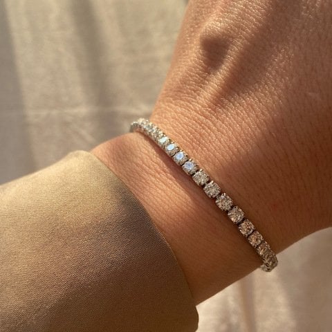 Su Yolu Fine Cut Taş Bileklik