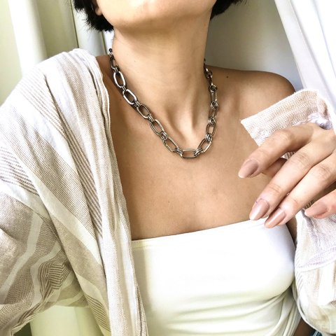 Julia Maximal Gümüş Kolye