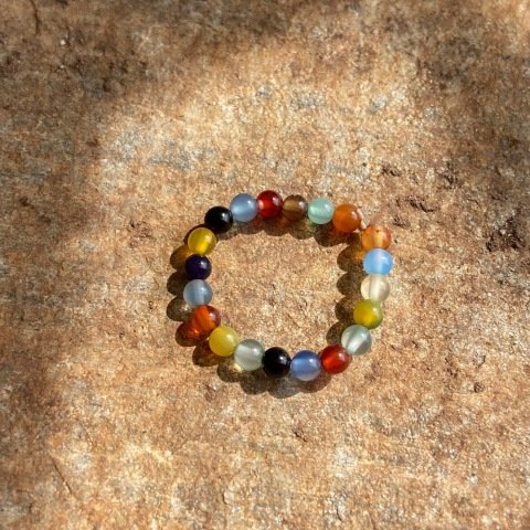 Doğal Taş Mix Yüzük