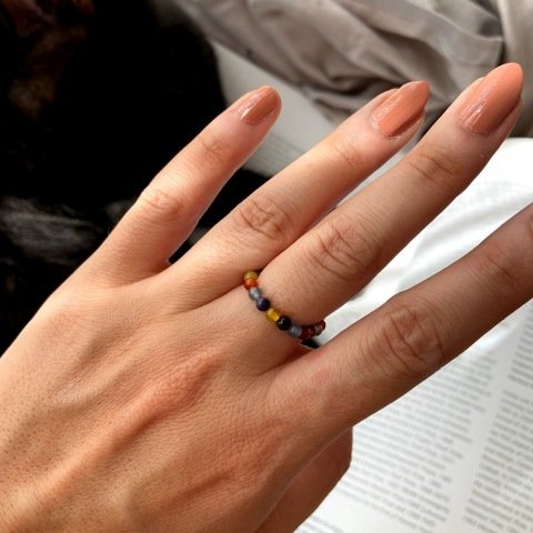 Doğal Taş Mix Yüzük