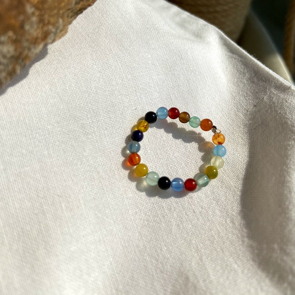 Doğal Taş Mix Yüzük