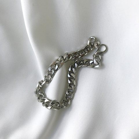 Koyu Gümüş Renk Kesme Hal Hal