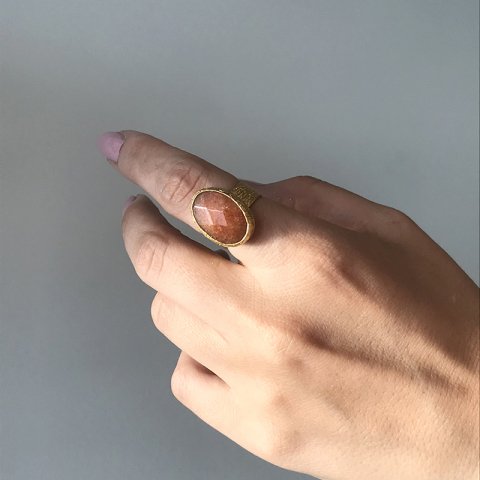 Akik Taş Vintage Yüzük