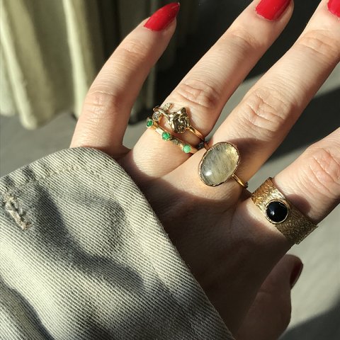 Sarı Rutil Kuvars Yüzük