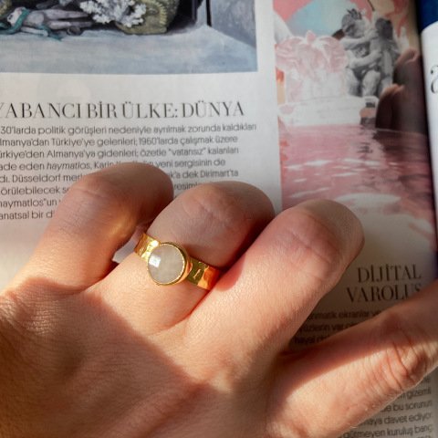 Pembe Kuvars Yüzük